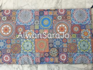 Colored praying rug islamic