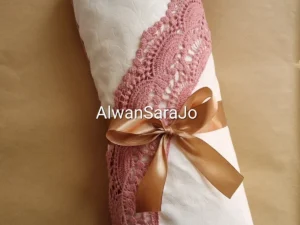 prayer set crochet pink alwansara