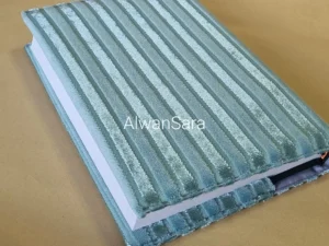 Quran fabric cover alwansara blue 1