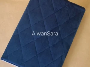 Quran fabric cover alwansara navy blue