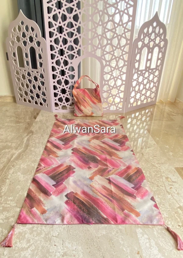 pink prayer rug bag alwansara