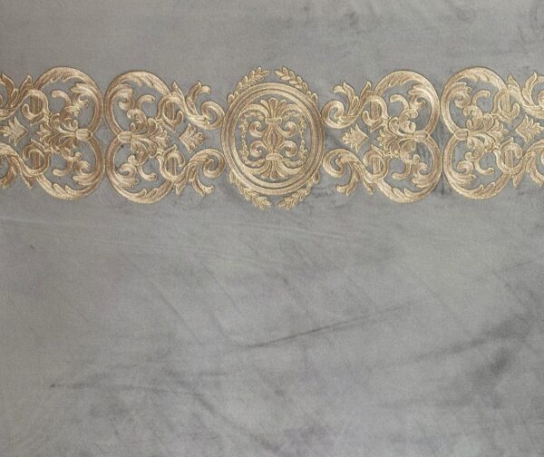 Velvet prayer rug stuffed gold